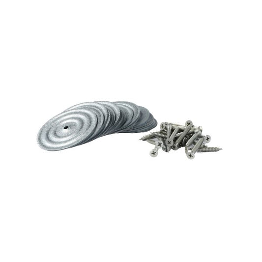 Dakparker verzinkt trompetkop 4,8 x 100mm + verdeelplaatje per 5 stuks